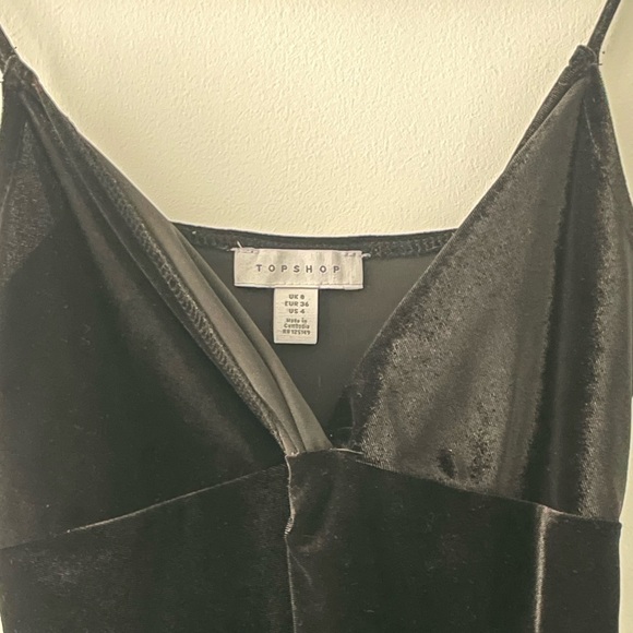 Black Velvet Bodysuit - Picture 3 of 3